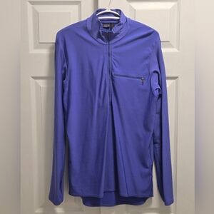 Patagonia Quarter-Zip Pullover Size Large Blueish Purple